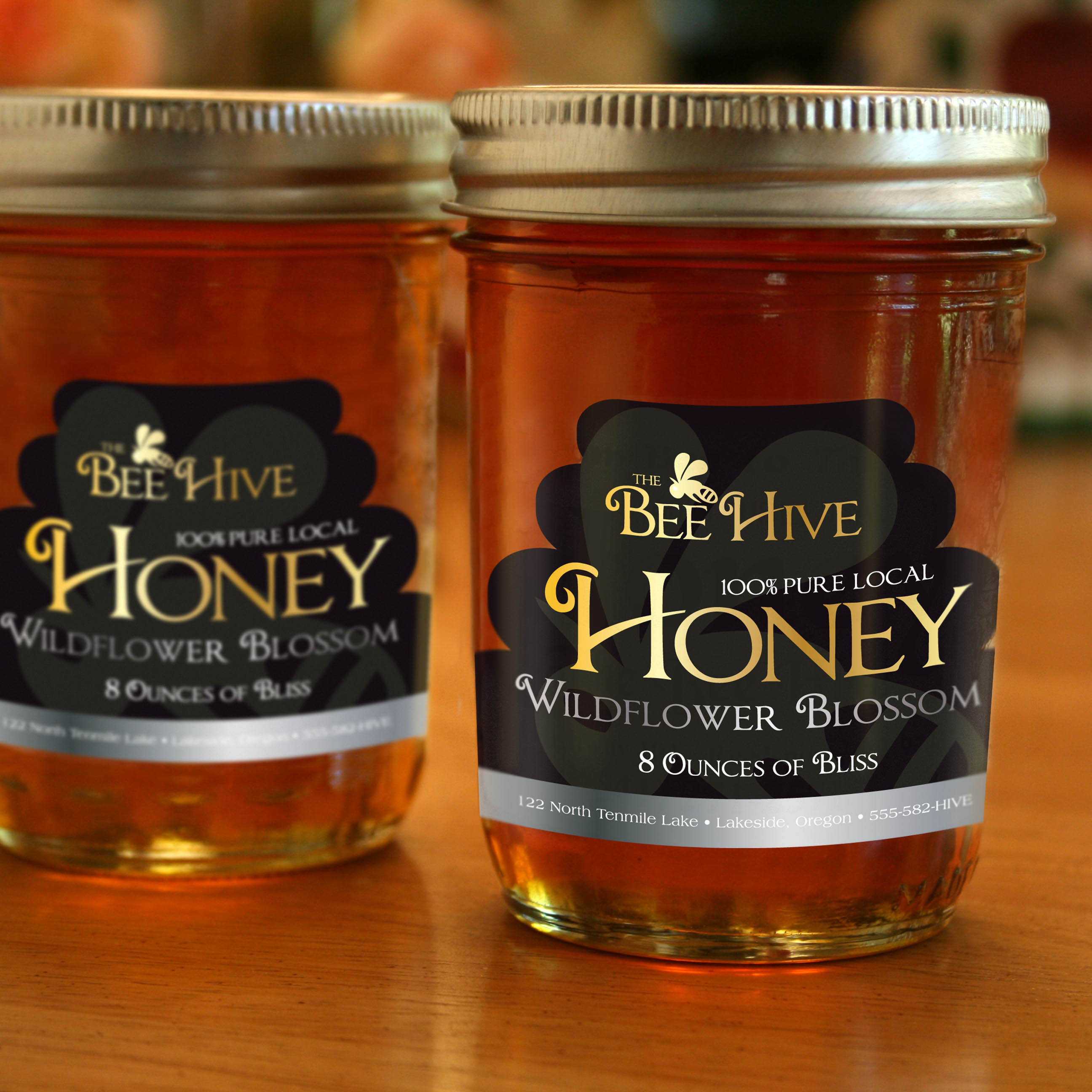 Honey Jar Label