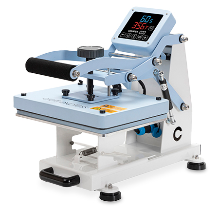 CE-CHP912 Craft Express Flat Heat Press Interchangeable Heat Platens Clamshell