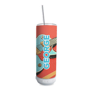 20oz Sublimation Bluetooth Speaker Skinny Tumbler