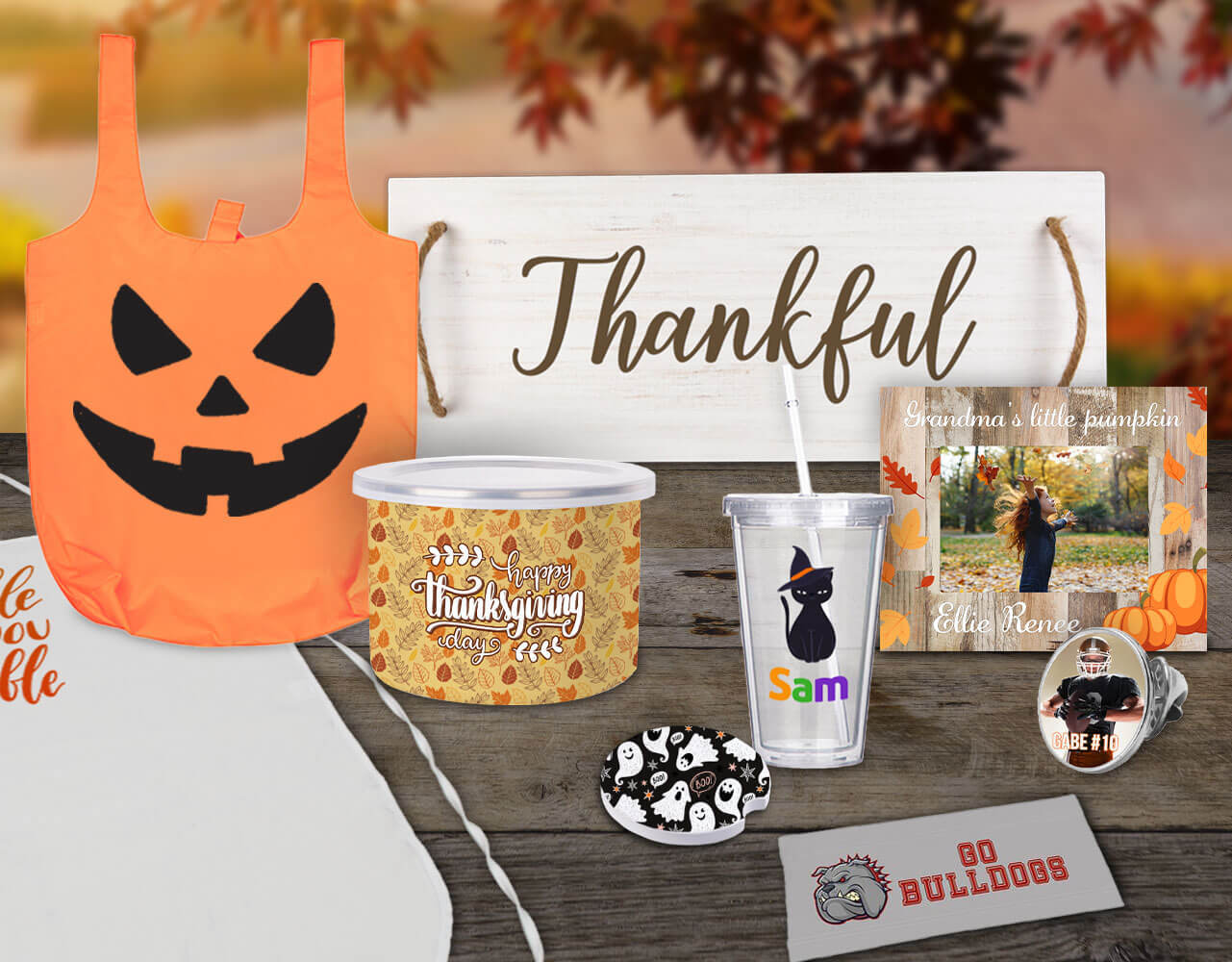 random personalized fall items