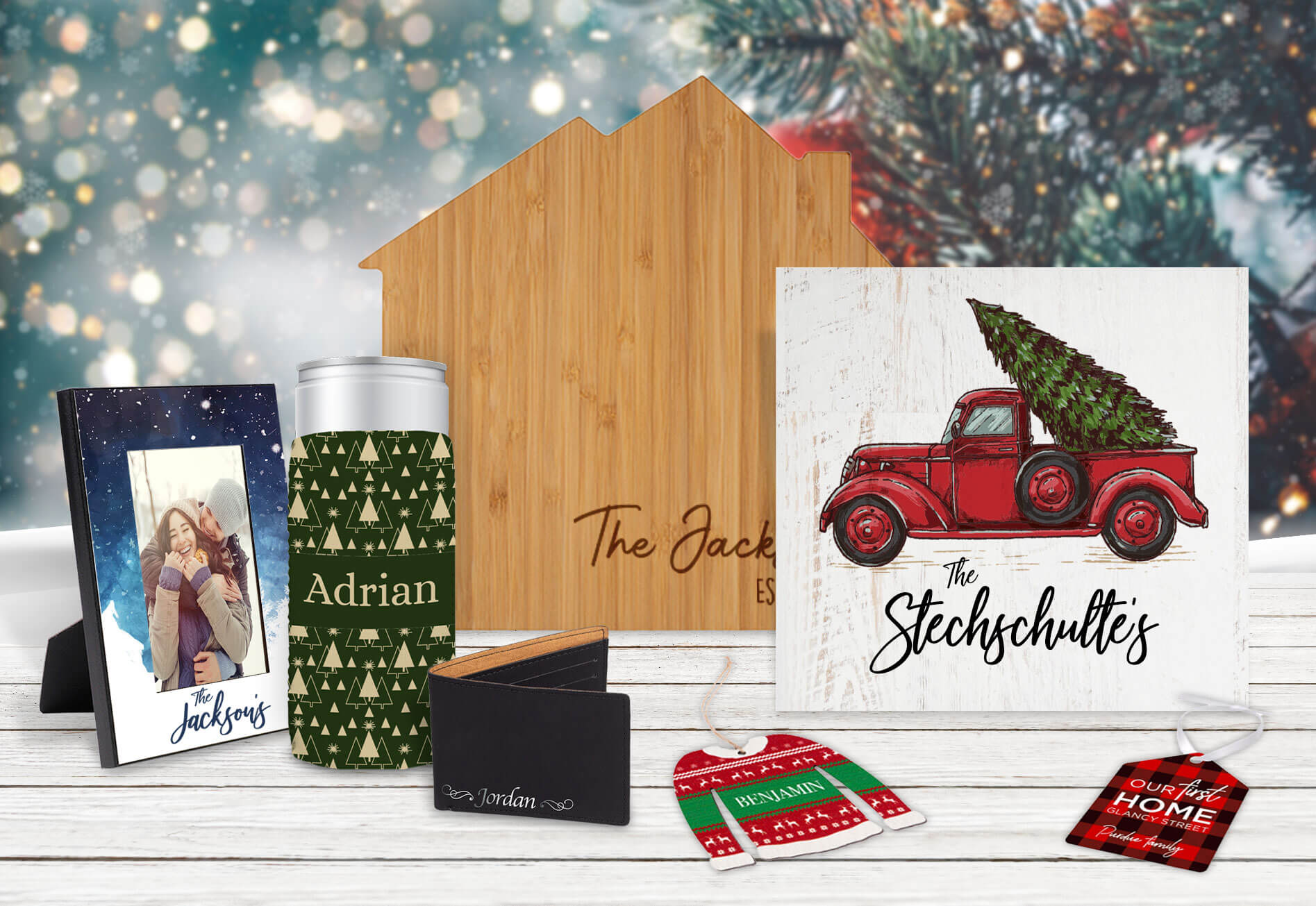 random personalized holiday items