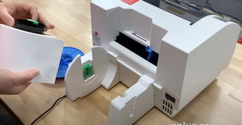 iColor 250 printer installing media