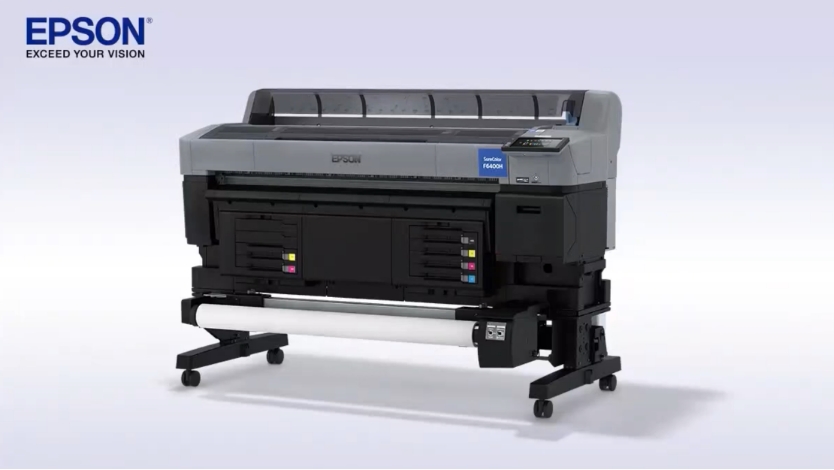 Loading Media in the Epson SureColor F6470 Sublimation Printer