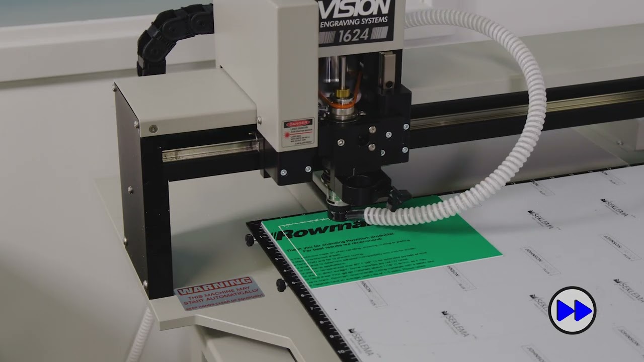 Step by Step Guide Making an Industrial Tag with the Vision Engraver 1624
