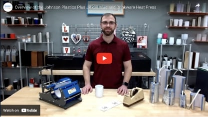 Overview of the Johnson Plastics Plus JP700 Mug and Drinkware Heat Press