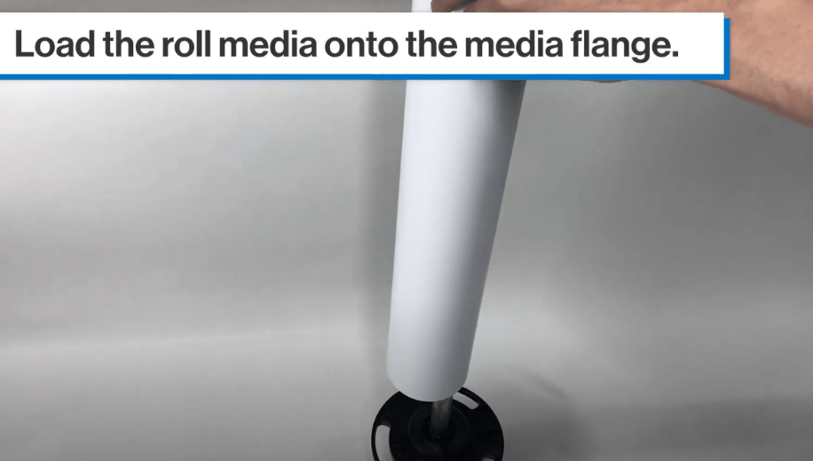 Roland BN2 Series Printer & Cutter Loading Roll Media