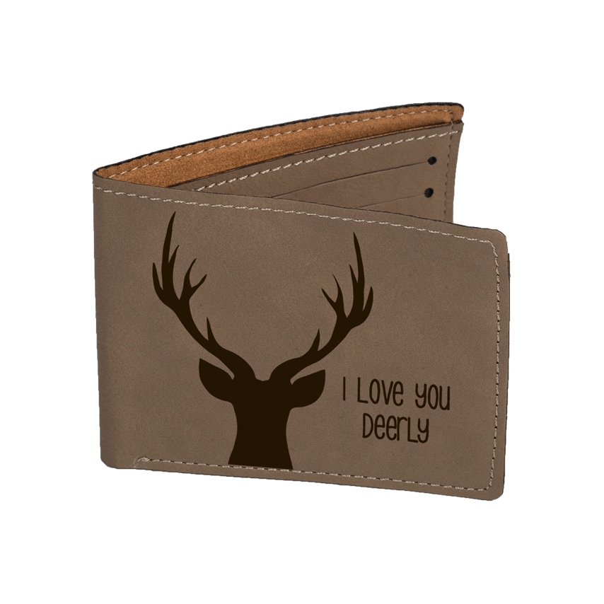 personalized bifold wallet