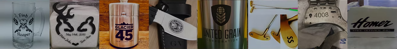 LaserBond example products