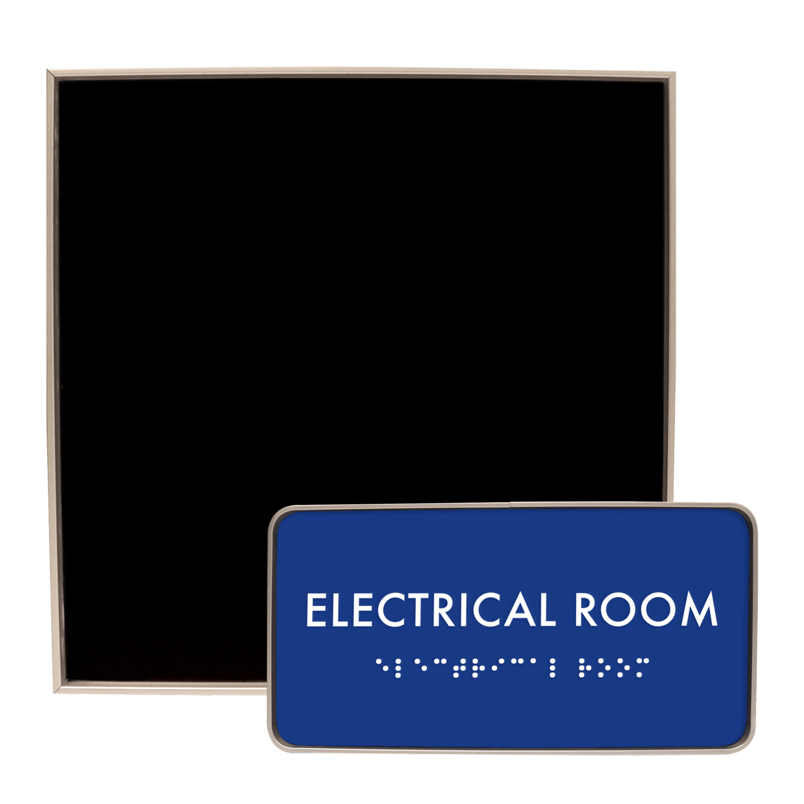 two examples of custom Simply Architect Aluminum Series frames